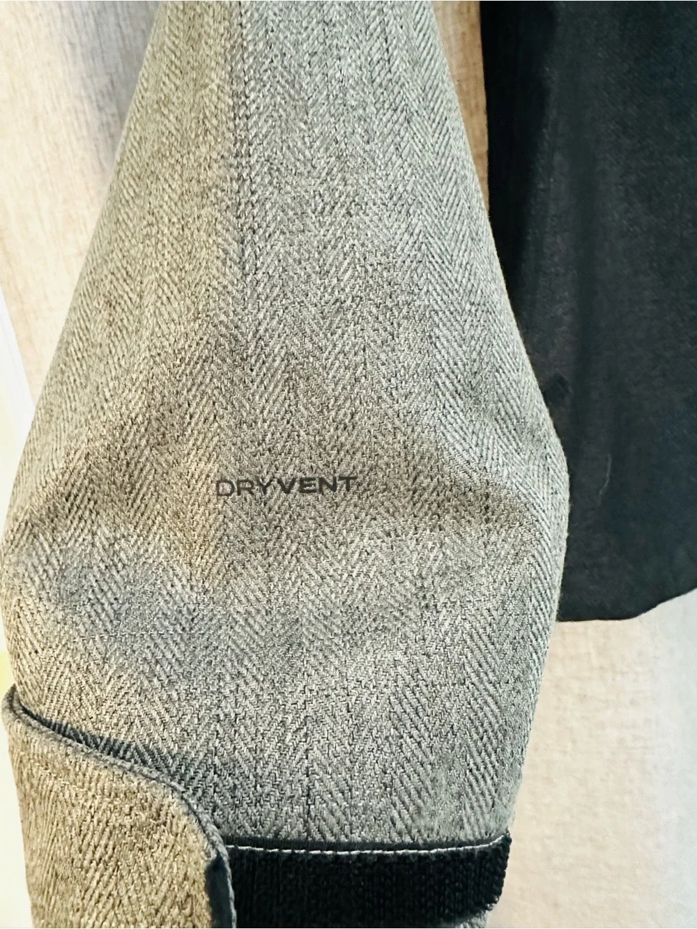 The North Face Men’s Gray and Black Hooded Dryvent Jacket